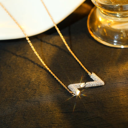 [Ornora Jewelry]VOLT SILVER DIAMOND PEDANT NECKLACE