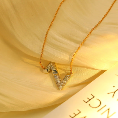 [Ornora Jewelry]VOLT SILVER DIAMOND PEDANT NECKLACE