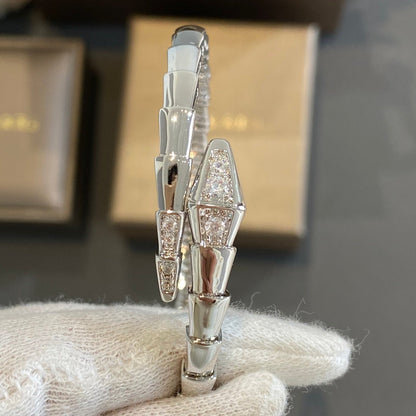 [Ornora Jewelry]SERPENTI BRACELET DIAMONDS SILVER