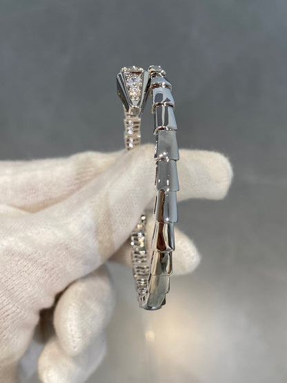 [Ornora Jewelry]SERPENTI BRACELET DIAMONDS SILVER