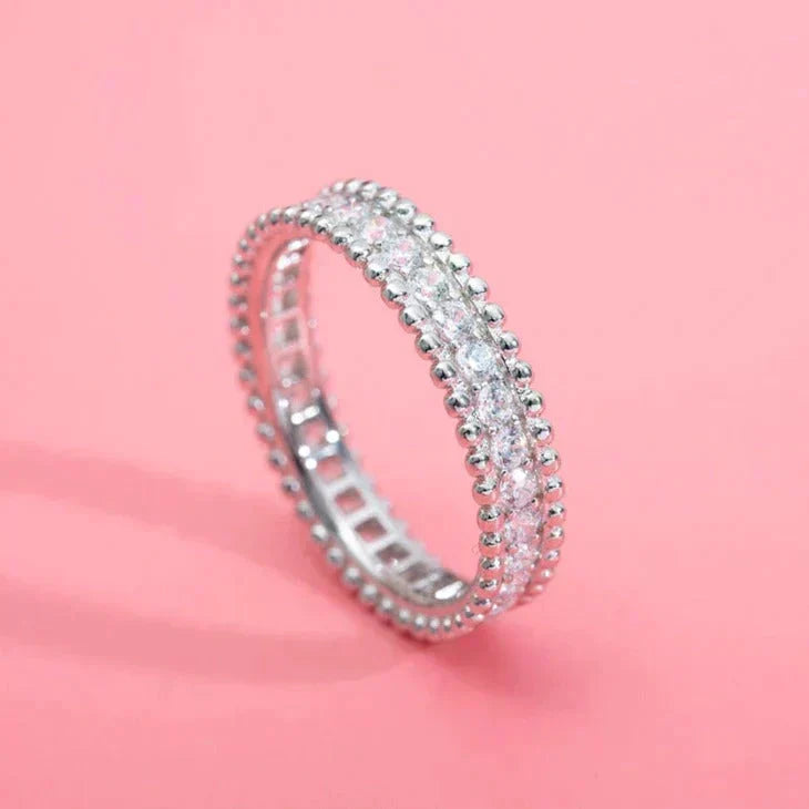 [Ornora Jewelry]PERLEE DIAMOND SILVER RING