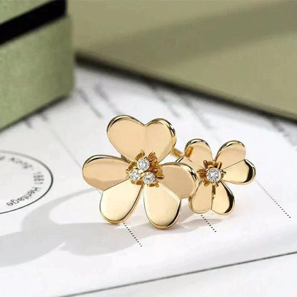 [Ornora Jewelry]CLOVER COMOS GOLD DIAMOND RING