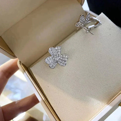 [Ornora Jewelry]CLOVER COMOS DIAMOND EARRINGS SILVER