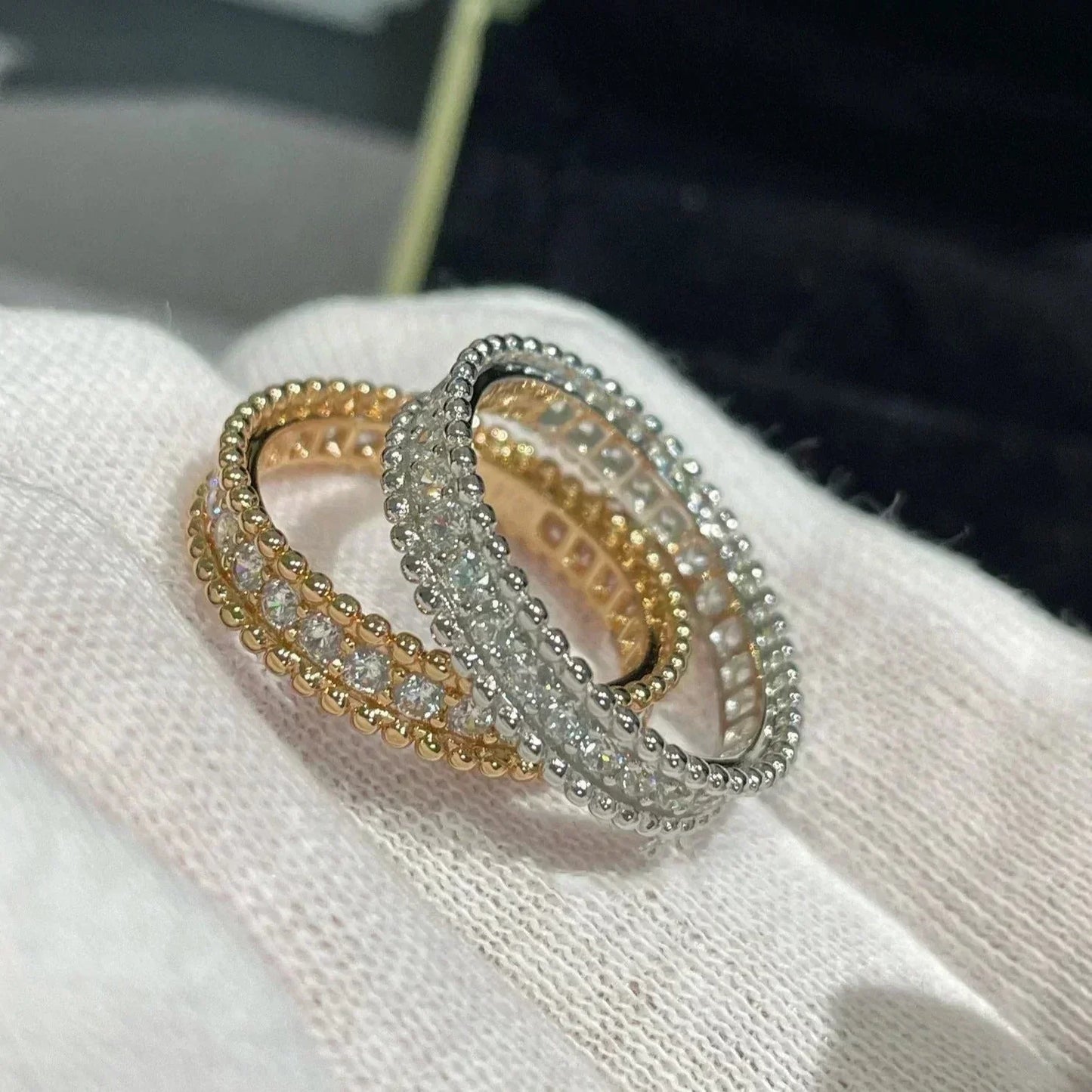 [Ornora Jewelry]PERLEE DIAMOND ROSE GOLD RING