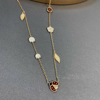 [Ornora Jewelry]LUCKY SPRING 15 MOTIFS GOLD NECKLACE