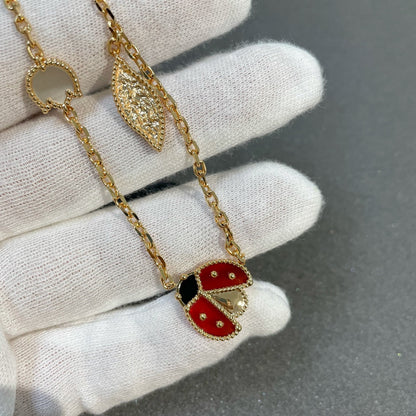 [Ornora Jewelry]LUCKY SPRING 15 MOTIFS GOLD NECKLACE