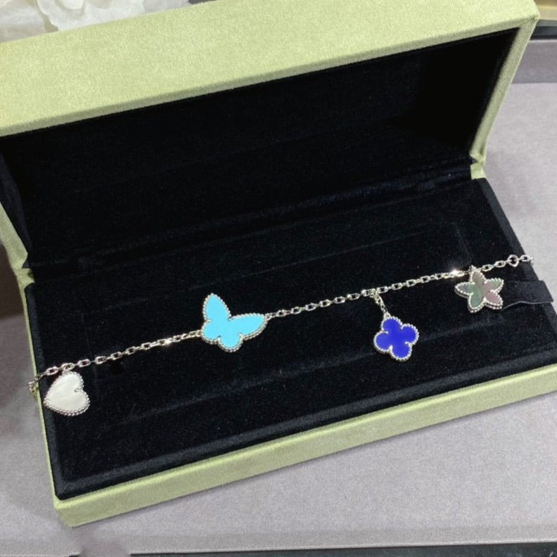 [Ornora Jewelry]LUCKY SPRING SILVER BRACELET 4 MOTIF