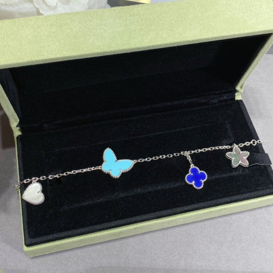 [Ornora Jewelry]LUCKY SPRING SILVER BRACELET 4 MOTIF