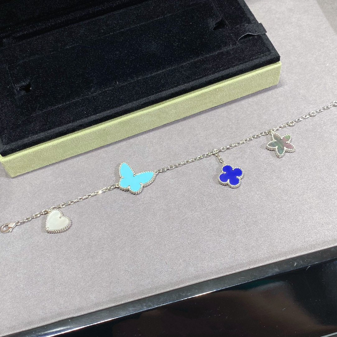 [Ornora Jewelry]LUCKY SPRING SILVER BRACELET 4 MOTIF