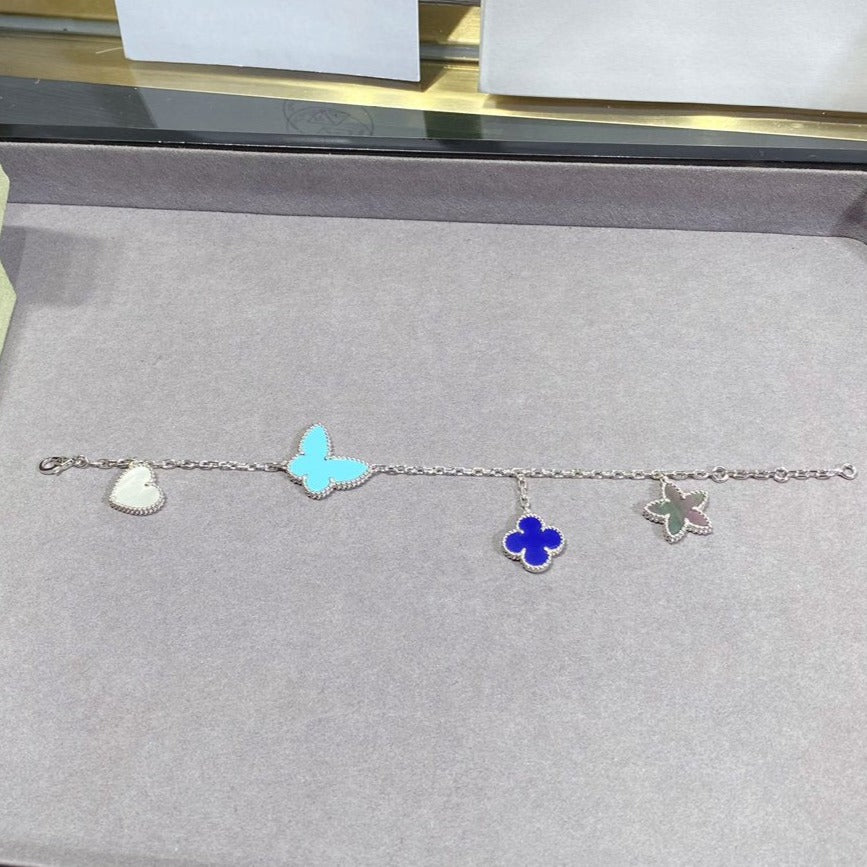 [Ornora Jewelry]LUCKY SPRING SILVER BRACELET 4 MOTIF