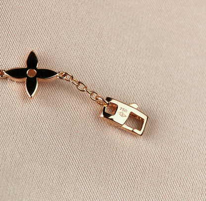 [Ornora Jewelry]STAR AND SUN 7 MOTIFS GOLD BRACELET