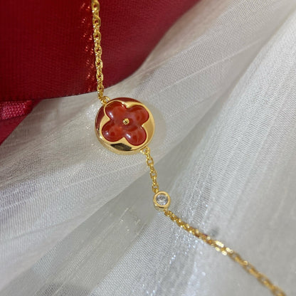 [Ornora Jewelry]SUN PEDANT CARNELIAN BRACELET