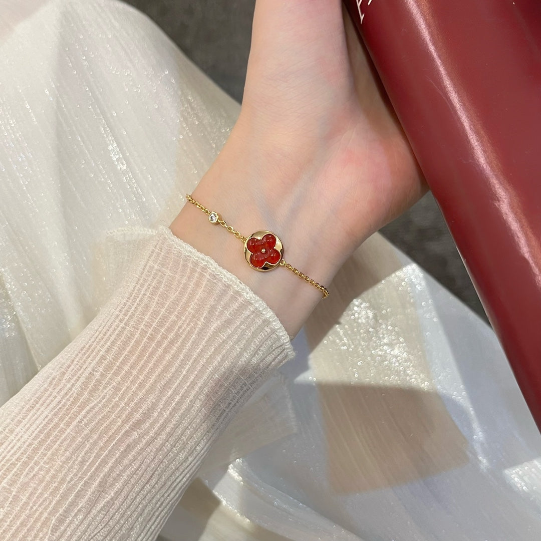 [Ornora Jewelry]SUN PEDANT CARNELIAN BRACELET