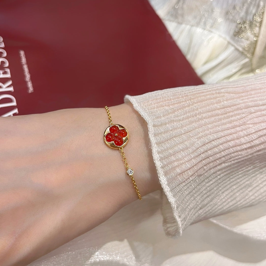 [Ornora Jewelry]SUN PEDANT CARNELIAN BRACELET