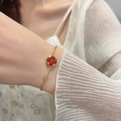 [Ornora Jewelry]SUN PEDANT CARNELIAN BRACELET