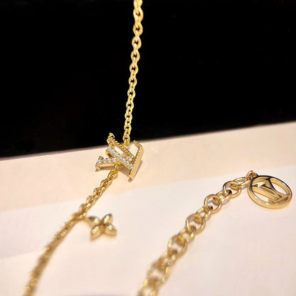 [Ornora Jewelry]LOGO STAR MOTIF GOLD BRACELET