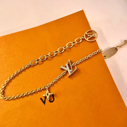 [Ornora Jewelry]LOGO STAR MOTIF GOLD BRACELET