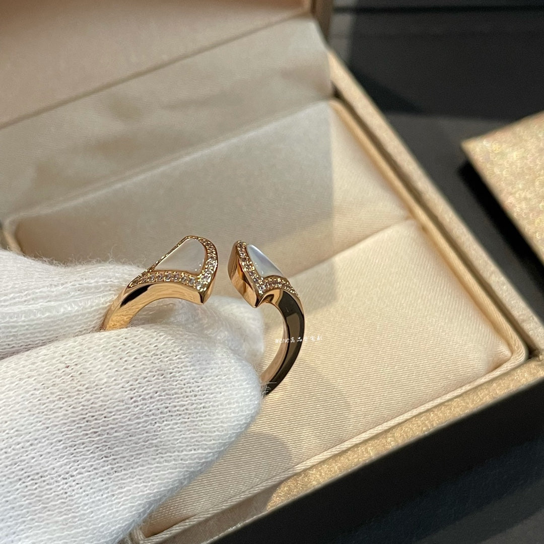 [Ornora Jewelry]DREAM MOP DIAMOND OPEN RING