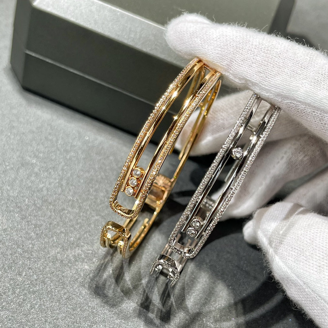 [Ornora Jewelry]MOVE 10TH PAVED DIAMOND BRACELET