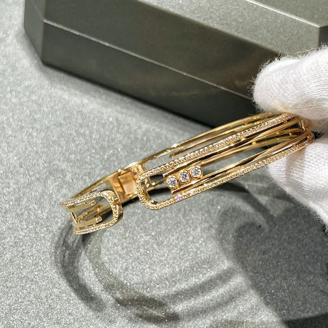 [Ornora Jewelry]MOVE 10TH PAVED DIAMOND BRACELET