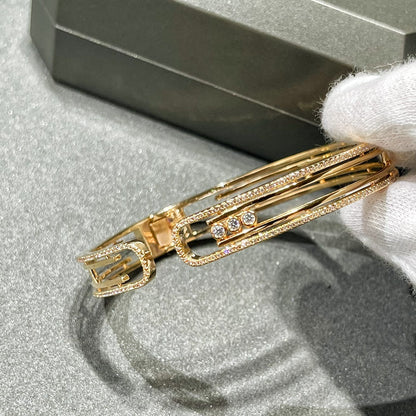 [Ornora Jewelry]MOVE 10TH PAVED DIAMOND BRACELET