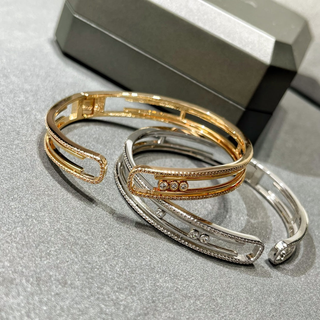 [Ornora Jewelry]MOVE 10TH PAVED DIAMOND BRACELET