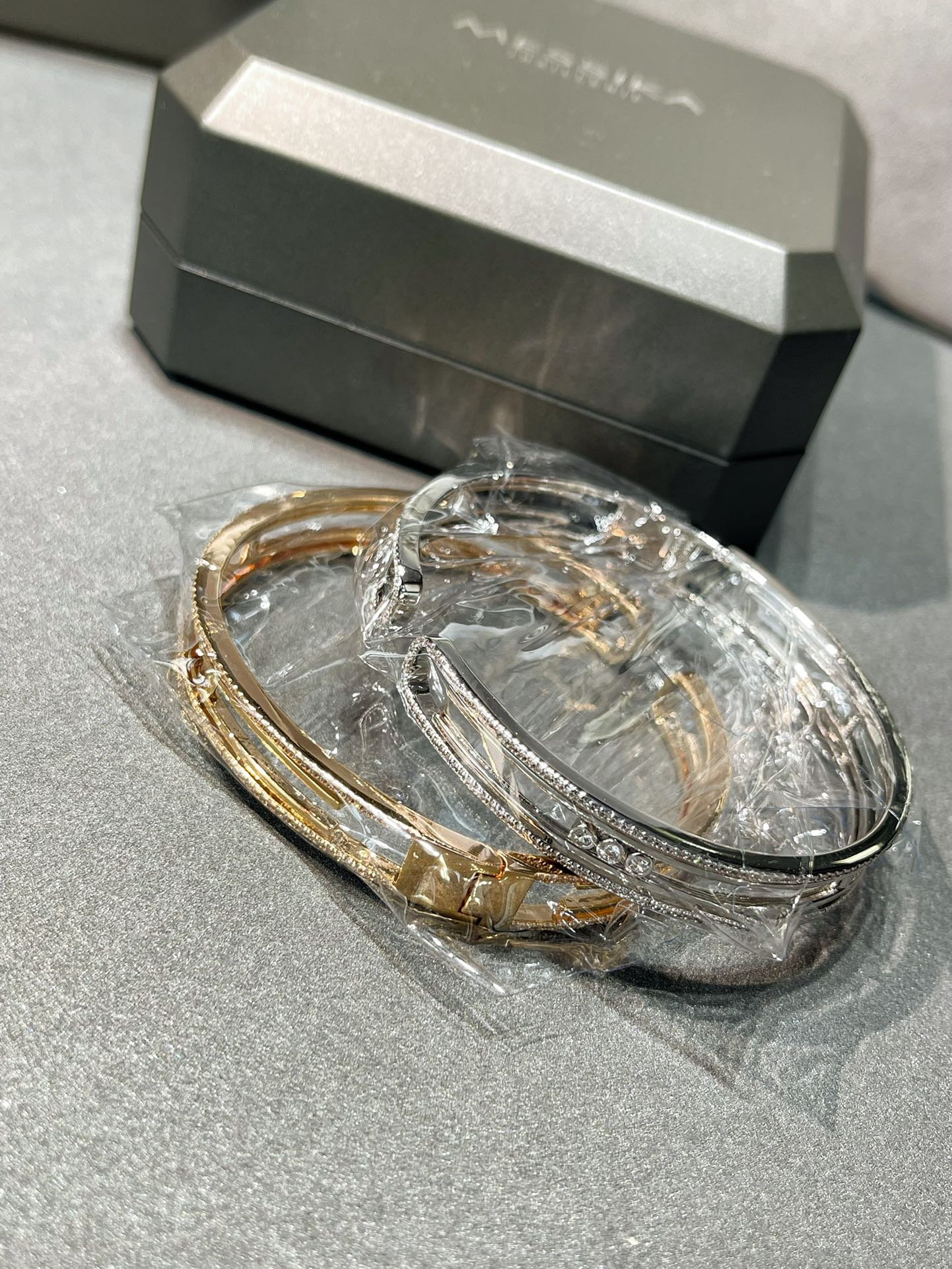 [Ornora Jewelry]MOVE 10TH PAVED DIAMOND BRACELET