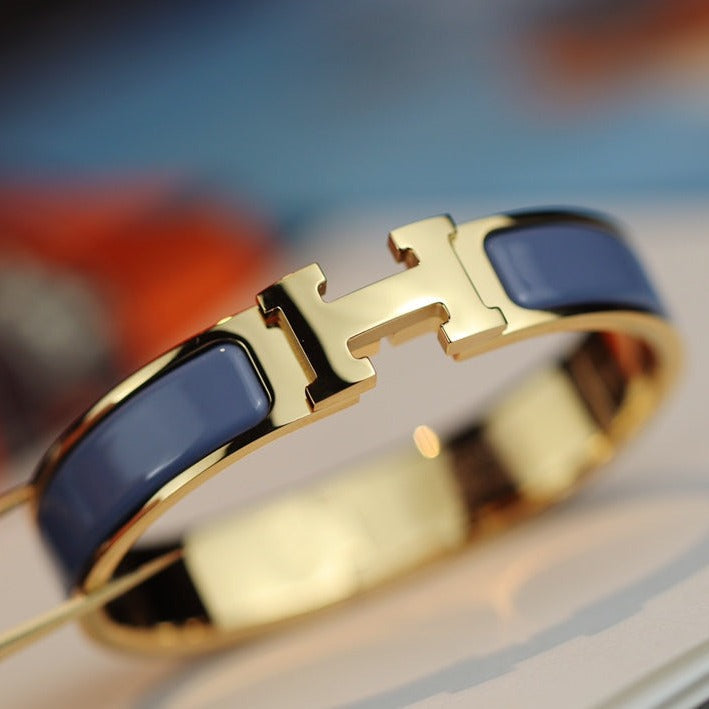 [Ornora Jewelry]H BRACELET 12MM BLUE GRAY