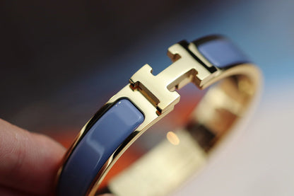 [Ornora Jewelry]H BRACELET 12MM BLUE GRAY