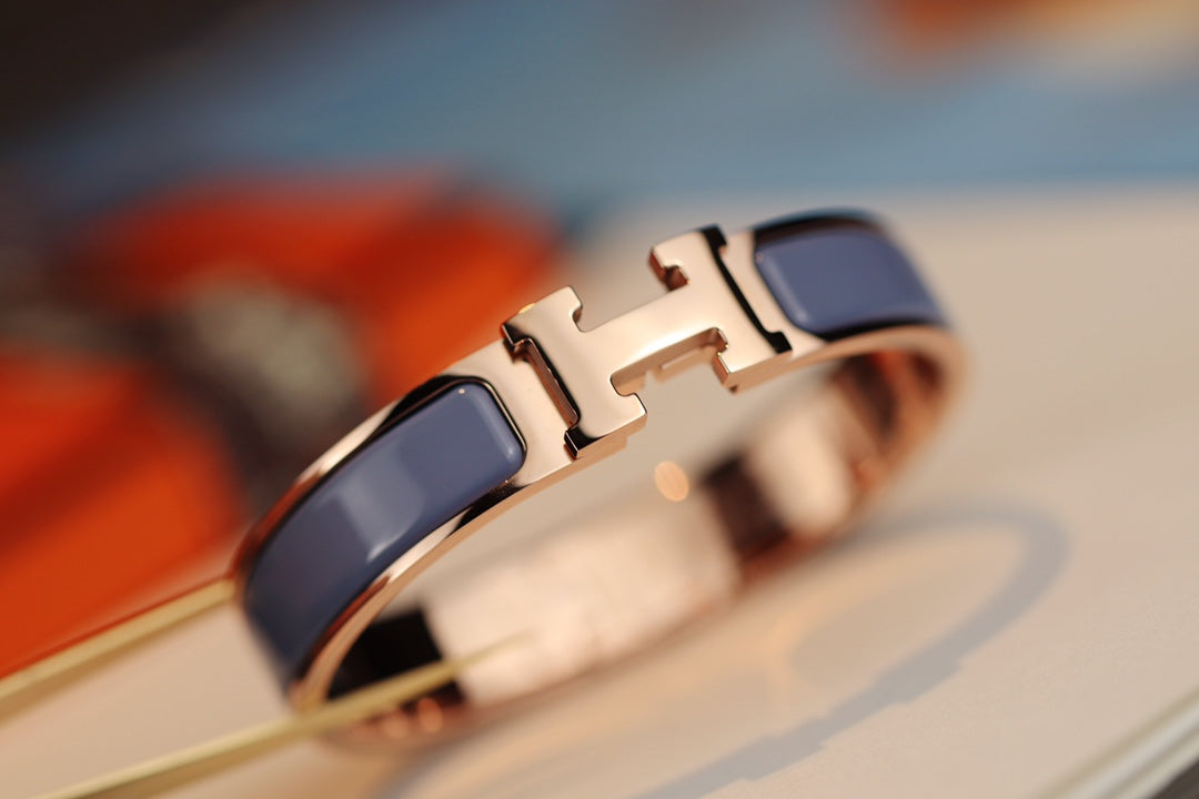 [Ornora Jewelry]H BRACELET 12MM BLUE GRAY