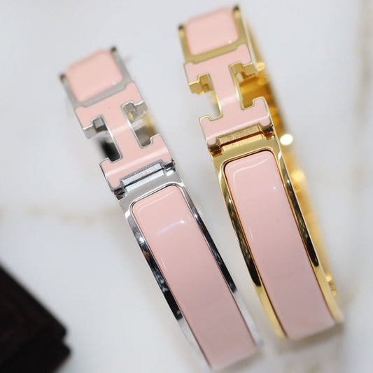 [Ornora Jewelry]H BRACELET 12MM PINK