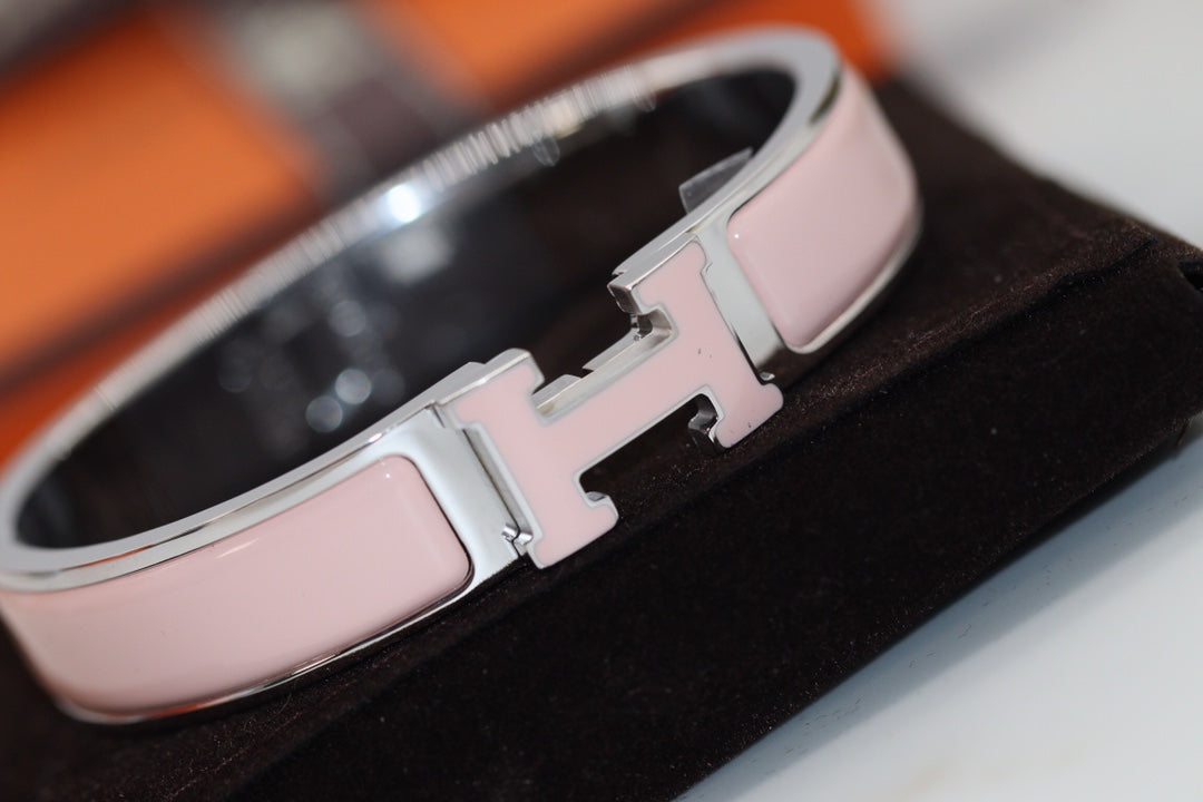 [Ornora Jewelry]H BRACELET 12MM PINK