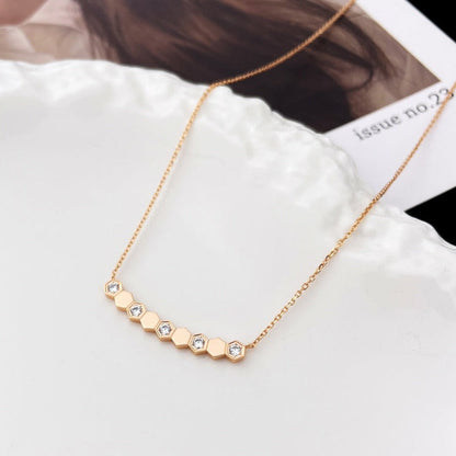 [Ornora Jewelry]BEE MY LOVE DIAMOND NECKLACE