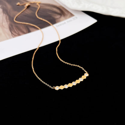 [Ornora Jewelry]BEE MY LOVE DIAMOND NECKLACE