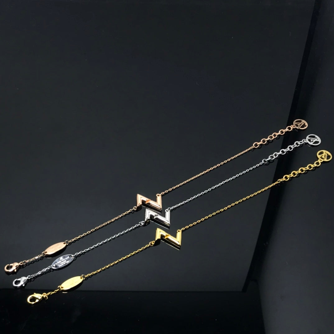 [Ornora Jewelry]VOLT LV LOGO BRACELET