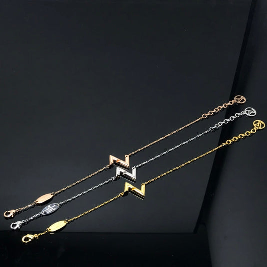 [Ornora Jewelry]VOLT LV LOGO BRACELET