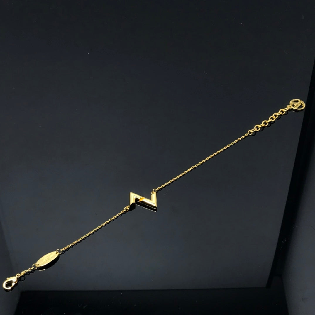 [Ornora Jewelry]VOLT LV LOGO BRACELET
