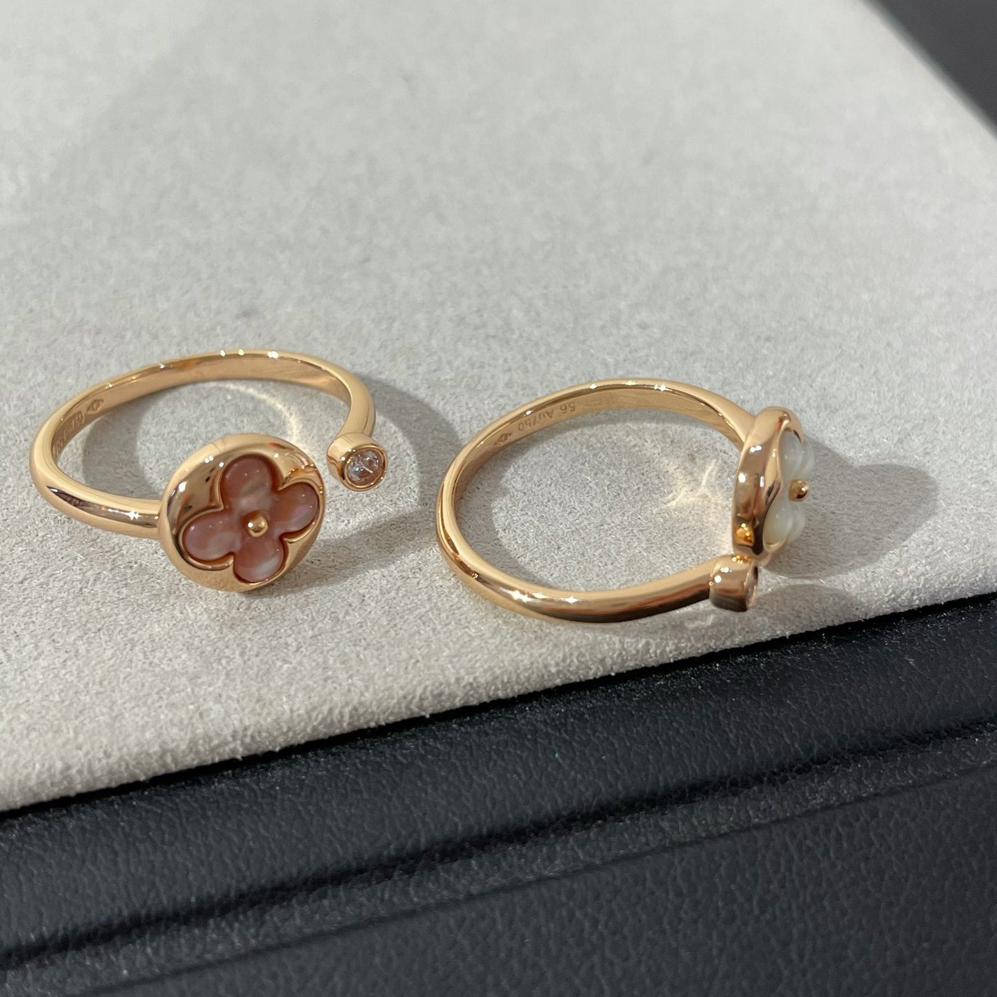 [Ornora Jewelry]SUN 1 DIAMOND PINK MOP RING