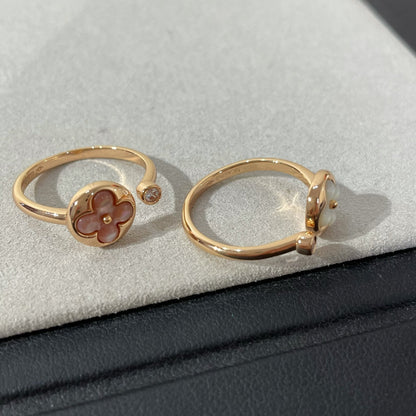 [Ornora Jewelry]SUN 1 DIAMOND PINK MOP RING