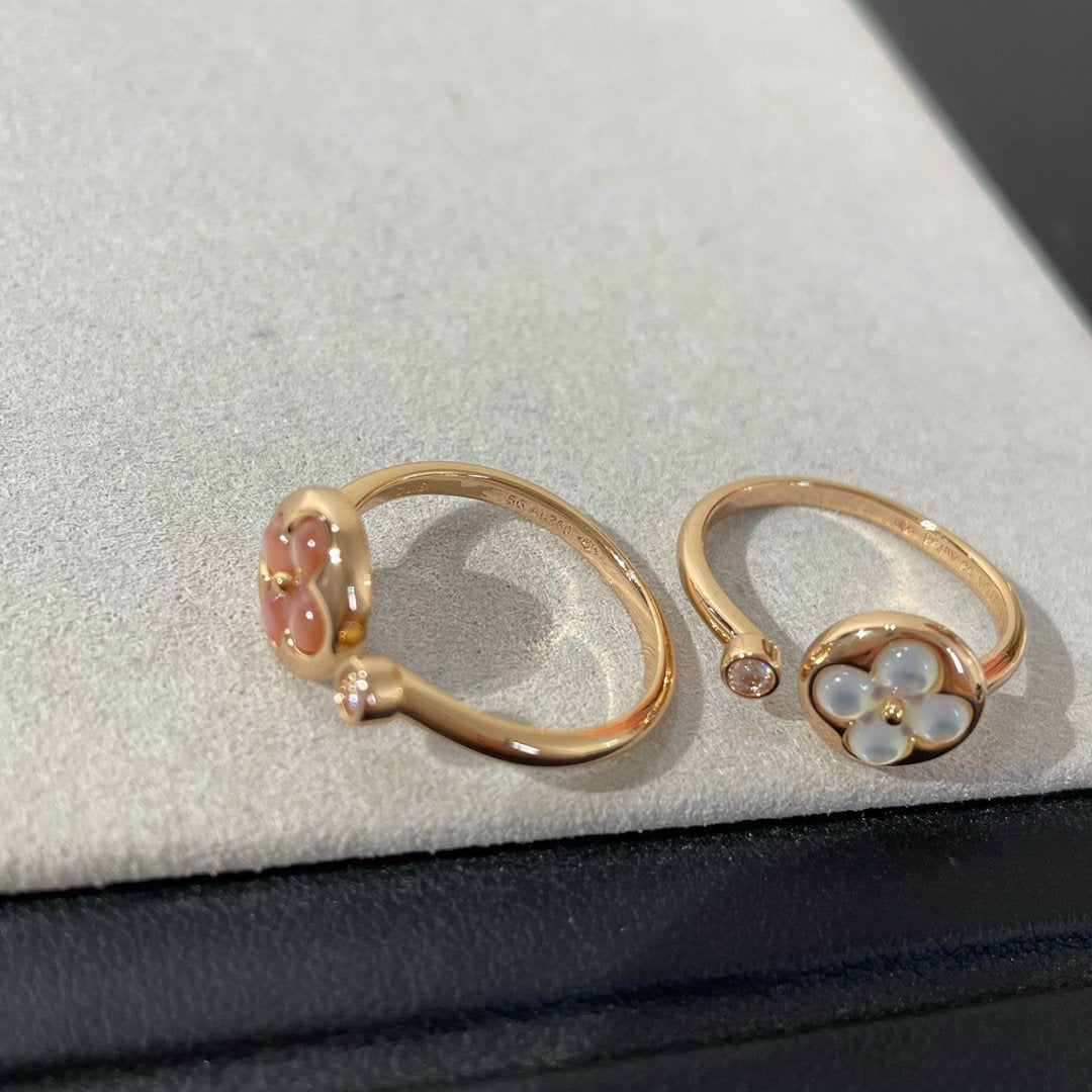 [Ornora Jewelry]SUN 1 DIAMOND PINK MOP RING