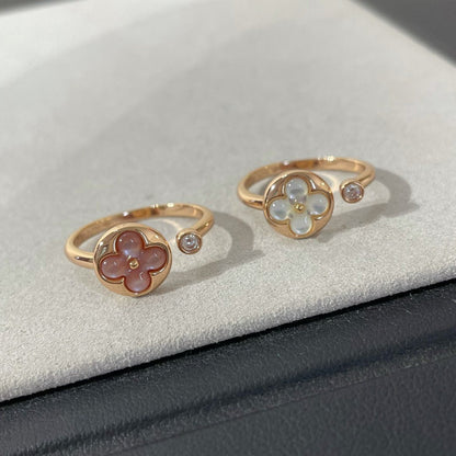 [Ornora Jewelry]SUN 1 DIAMOND PINK MOP RING