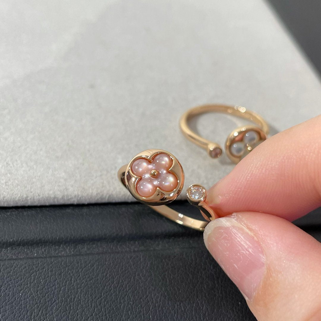 [Ornora Jewelry]SUN 1 DIAMOND PINK MOP RING