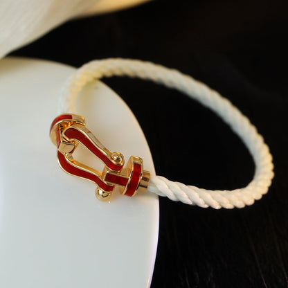[Ornora Jewelry]FORCE 10 WHITE TEXTILE DIAMOND PAVED