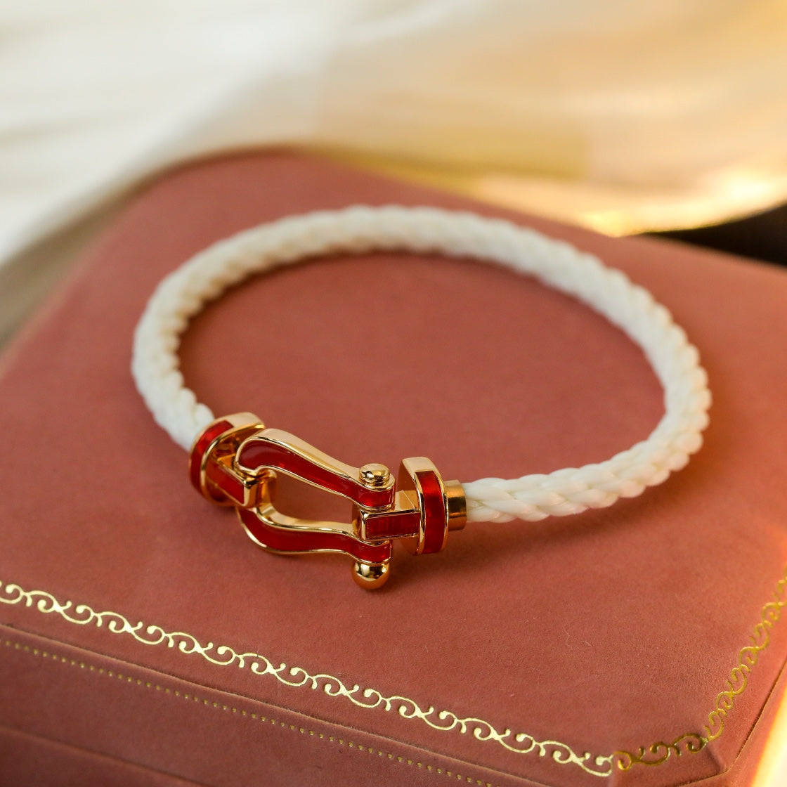 [Ornora Jewelry]FORCE 10 WHITE TEXTILE DIAMOND PAVED