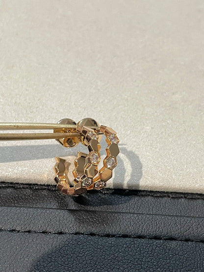 [Ornora Jewelry]Hollow Design Four-Leaf Clover Flower Shape Ring