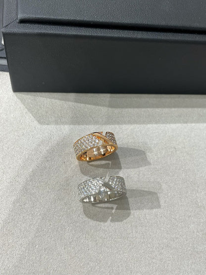 [Ornora Jewelry]LIENS EVIDENCE  DIAMOND PAVED RING