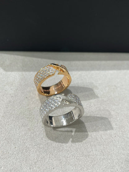 [Ornora Jewelry]LIENS EVIDENCE  DIAMOND PAVED RING