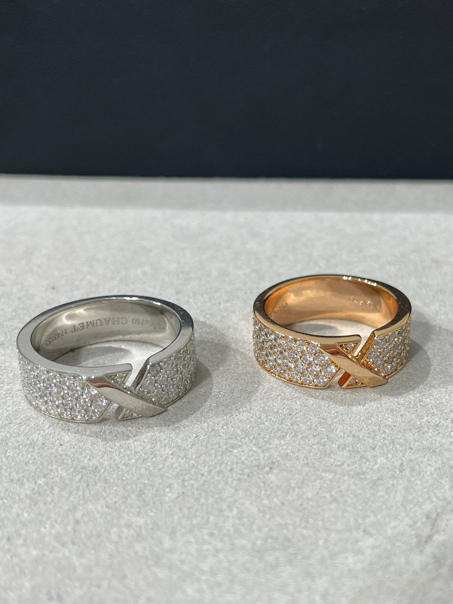 [Ornora Jewelry]LIENS EVIDENCE  DIAMOND PAVED RING