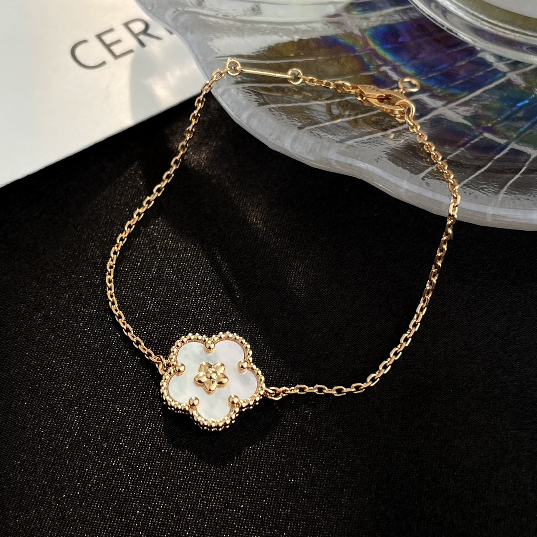 [Ornora Jewelry]LUCKY SPRING ROSE GOLD MOP BRACELET