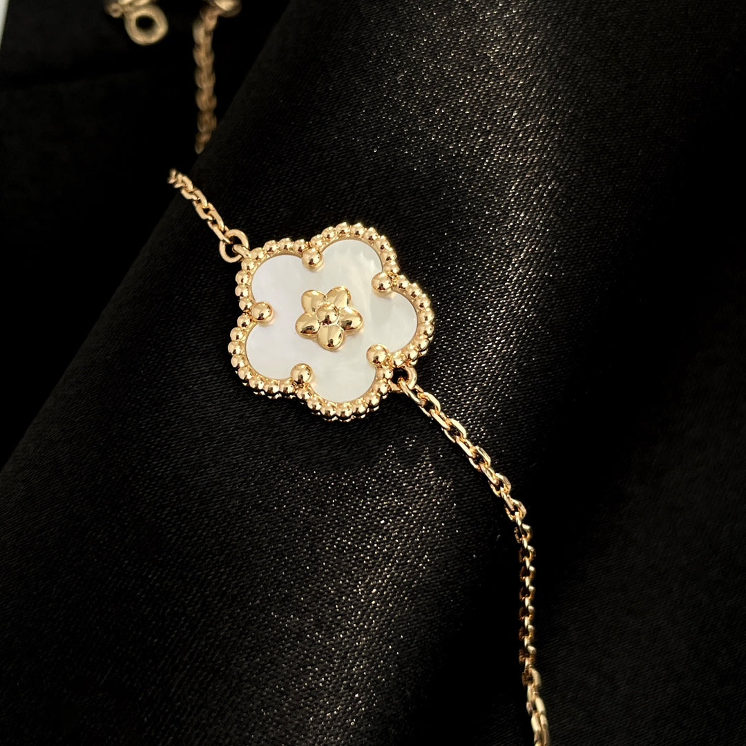 [Ornora Jewelry]LUCKY SPRING ROSE GOLD MOP BRACELET